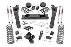 Ram 3500 Suspension Lift Kit - Rough Country - 5 Inch, Diesel, AISIN, M1 - '19-'24